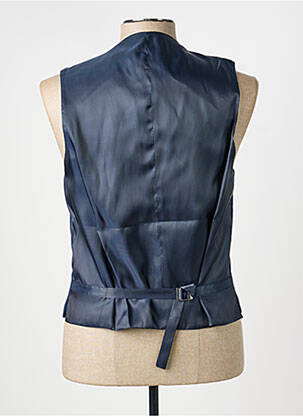 Gilet sans manche coupe cintrée bleu SAINT HILAIRE homme