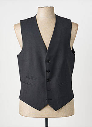 Gilet sans manche coupe cintrée noir SAINT HILAIRE homme