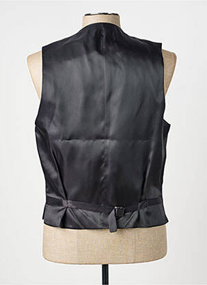 Gilet sans manche coupe cintrée noir SAINT HILAIRE homme