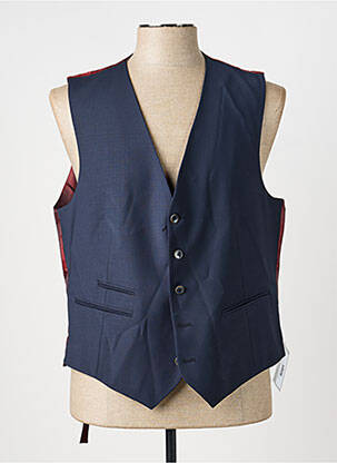 Gilet sans manche fermeture boutonnée sur le devant bleu SAINT HILAIRE homme