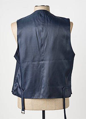 Gilet sans manche fermeture boutonnée sur le devant bleu SAINT HILAIRE homme