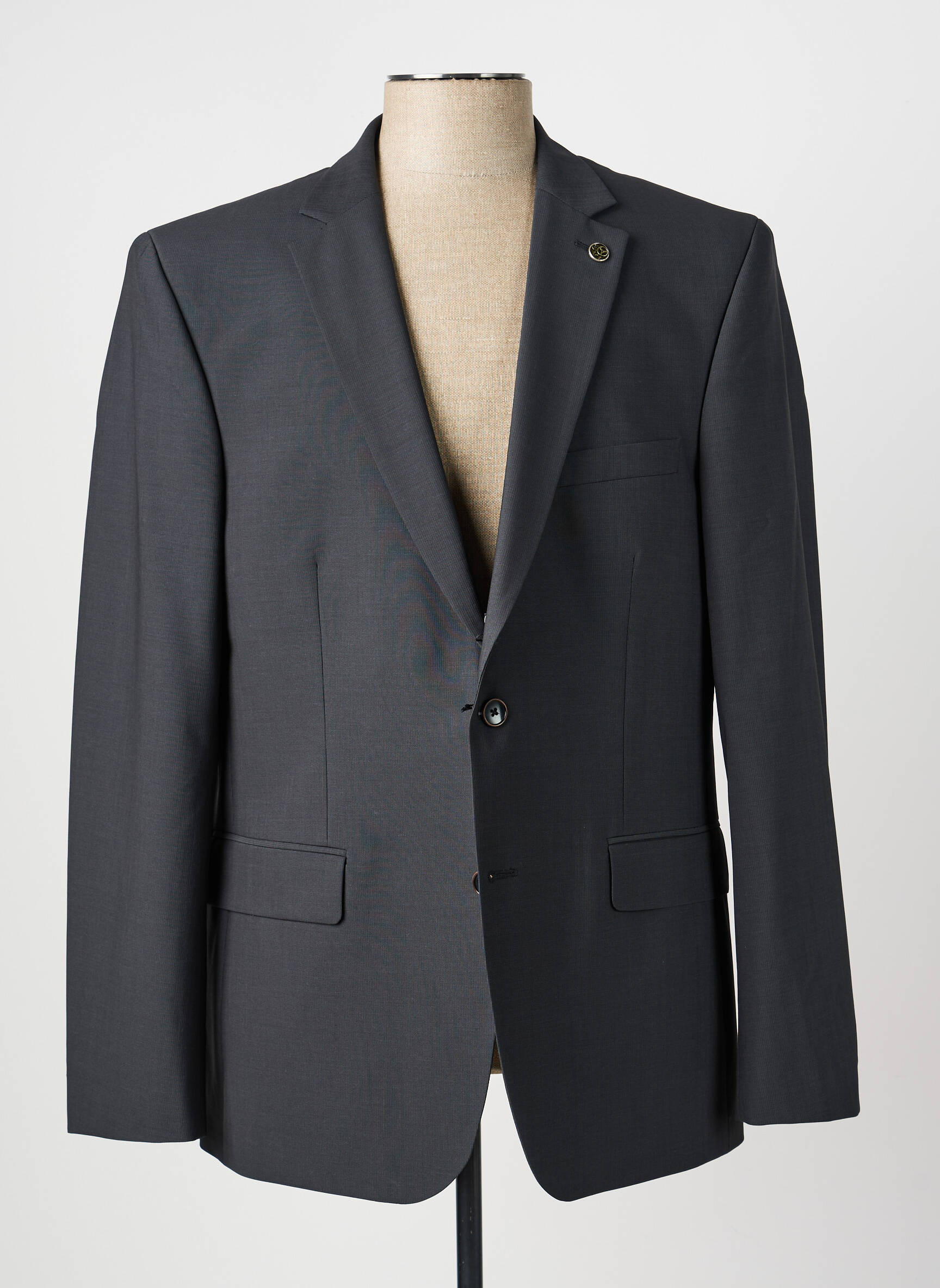Blazer finition intérieure doublée gris SAINT HILAIRE homme