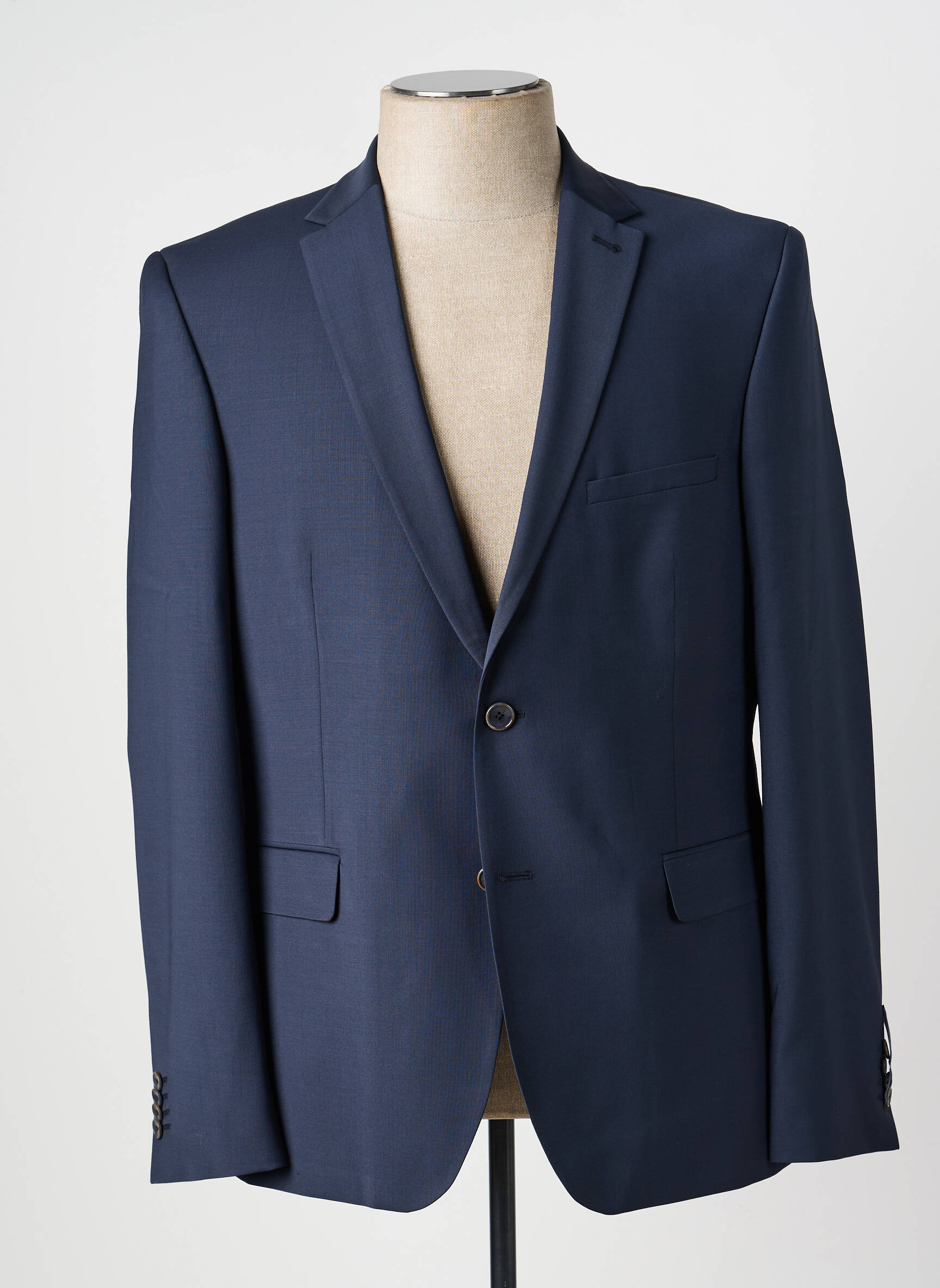 Blazer finition intérieure doublée bleu SAINT HILAIRE homme