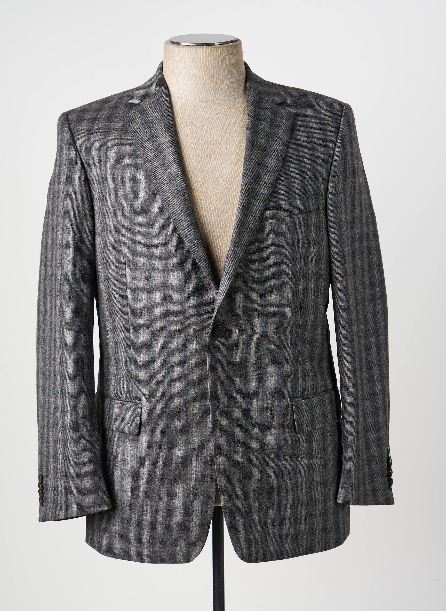 Blazer finition intérieure doublée gris SAINT HILAIRE homme