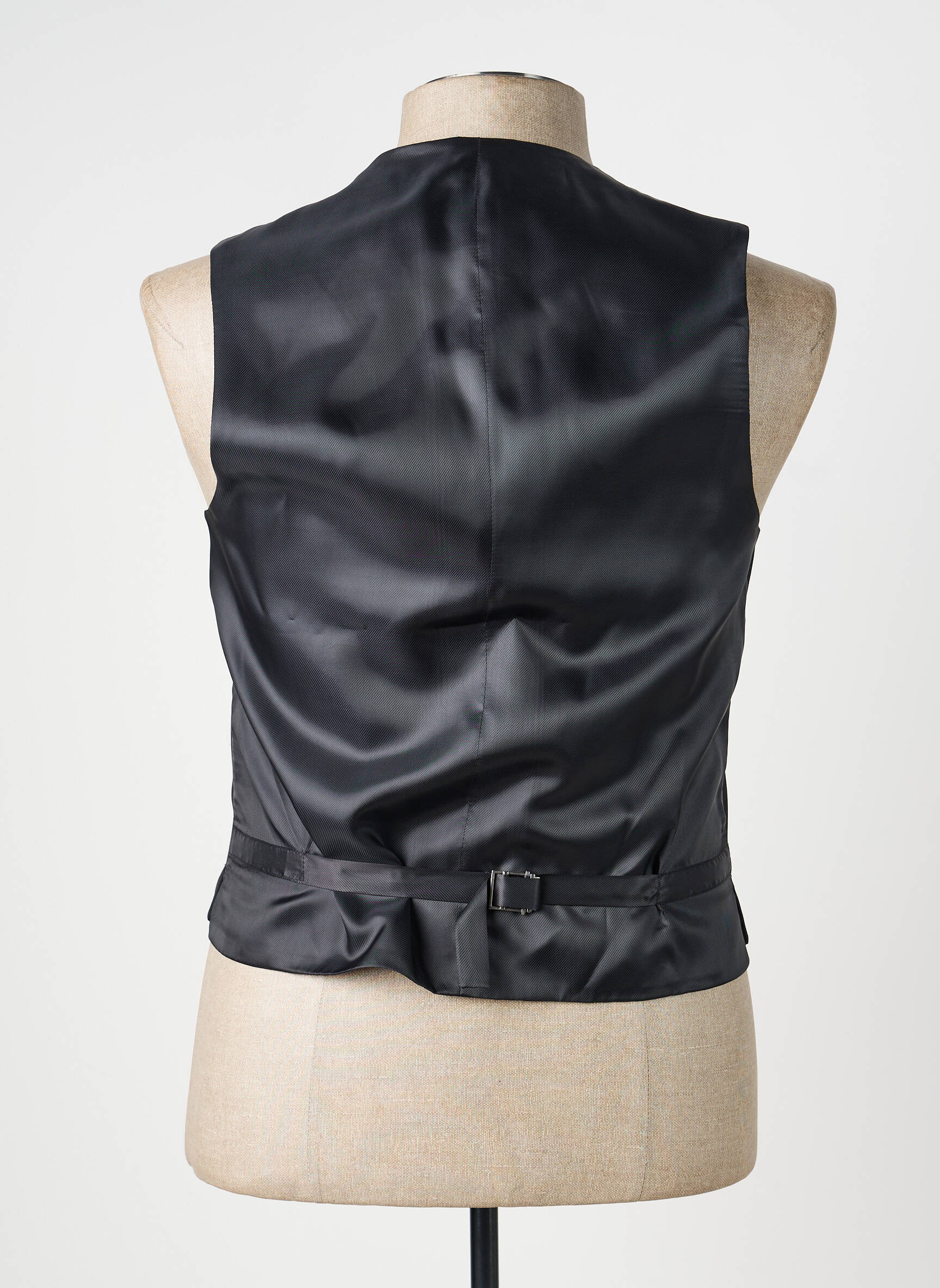 Gilet sans manche coupe cintrée noir SAINT HILAIRE homme