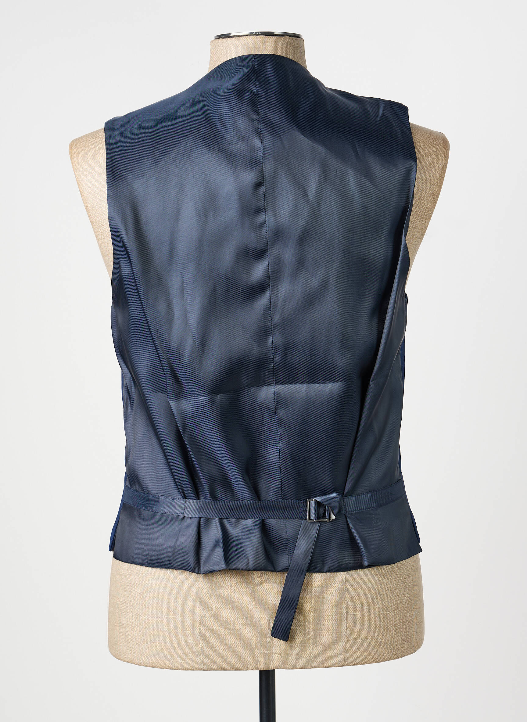 Gilet sans manche coupe cintrée bleu SAINT HILAIRE homme