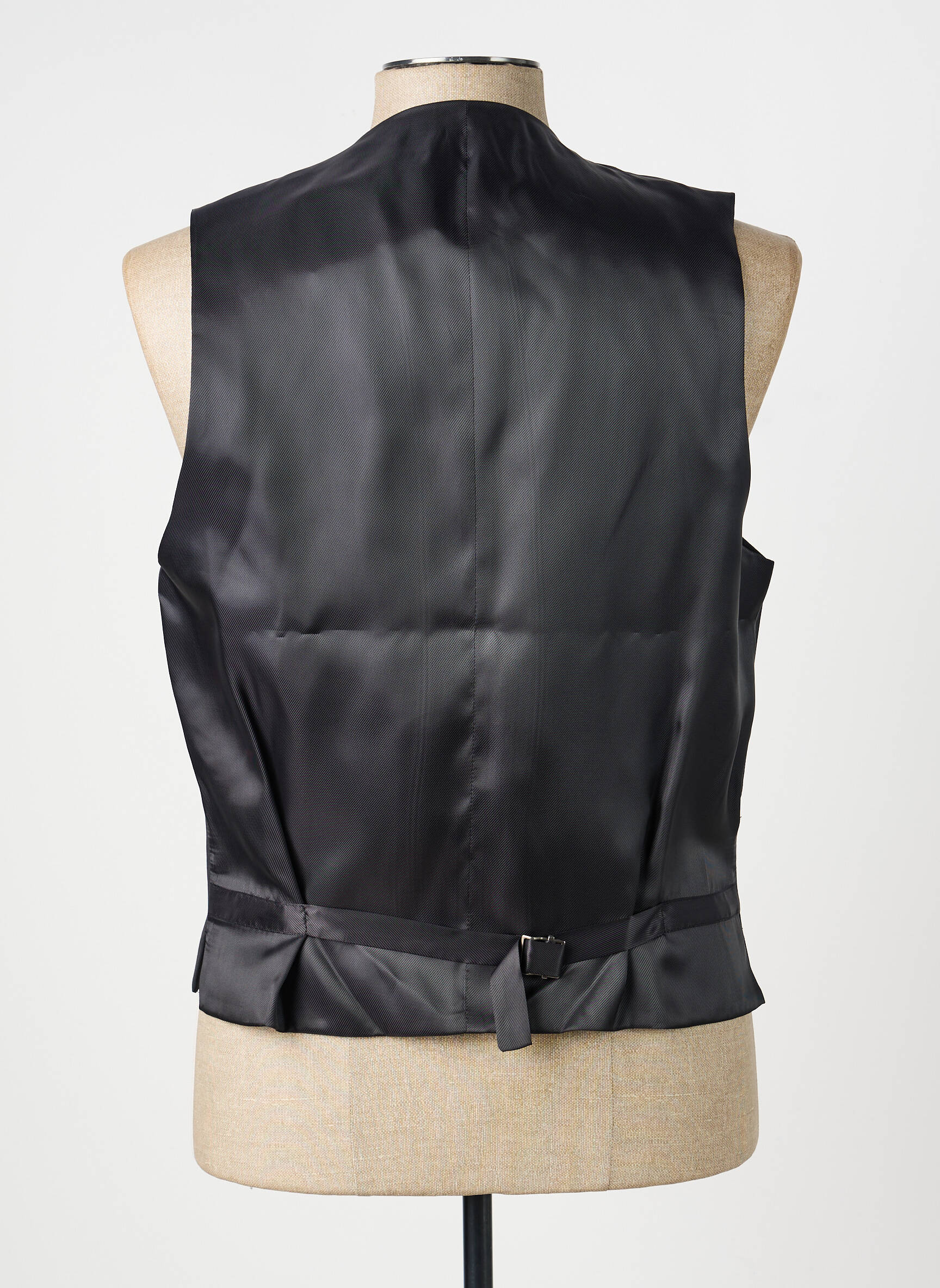 Gilet sans manche coupe cintrée noir SAINT HILAIRE homme