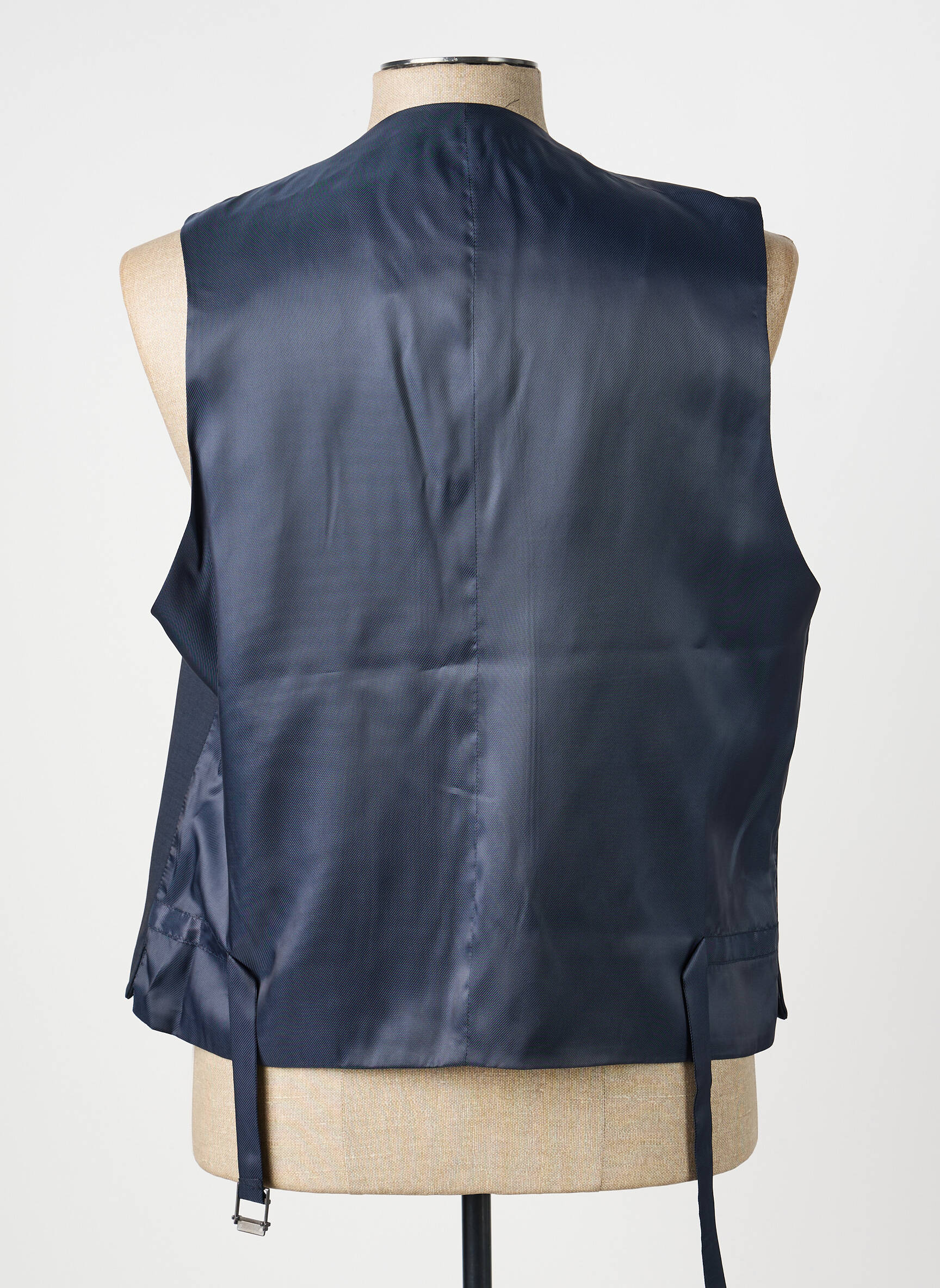 Gilet sans manche fermeture boutonnée sur le devant bleu SAINT HILAIRE homme