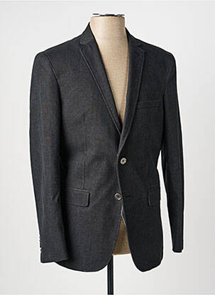 Blazer tissage chiné gris BRUNO SAINT HILAIRE homme