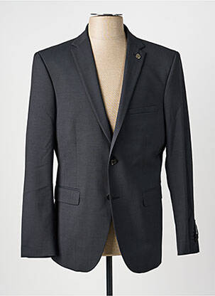 Blazer coupe cintrée gris BRUNO SAINT HILAIRE homme