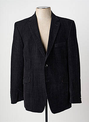 Blazer coupe cintrée noir BRUNO SAINT HILAIRE homme