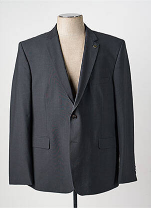 Blazer tissage chiné gris BRUNO SAINT HILAIRE homme