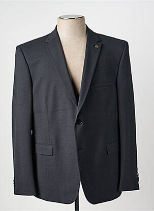 Blazer coupe cintrée gris BRUNO SAINT HILAIRE homme