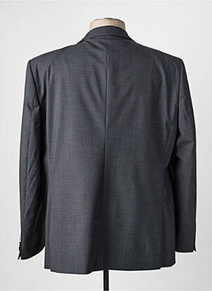 Blazer tissage chiné gris BRUNO SAINT HILAIRE homme