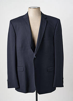 Blazer coupe cintrée bleu BRUNO SAINT HILAIRE homme