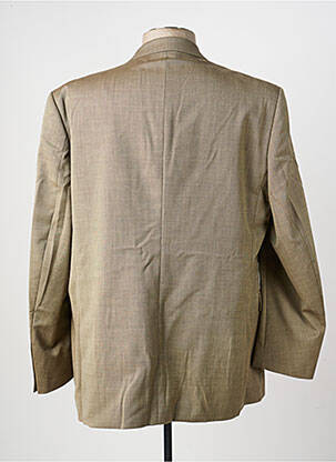 Blazer tissage chiné beige BRUNO SAINT HILAIRE homme