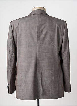 Blazer tissage chiné marron BRUNO SAINT HILAIRE homme