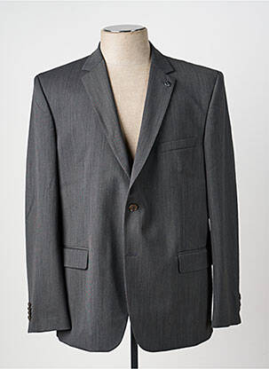 Blazer tissage chiné gris BRUNO SAINT HILAIRE homme