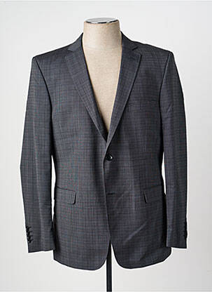 Blazer coupe cintrée gris BRUNO SAINT HILAIRE homme
