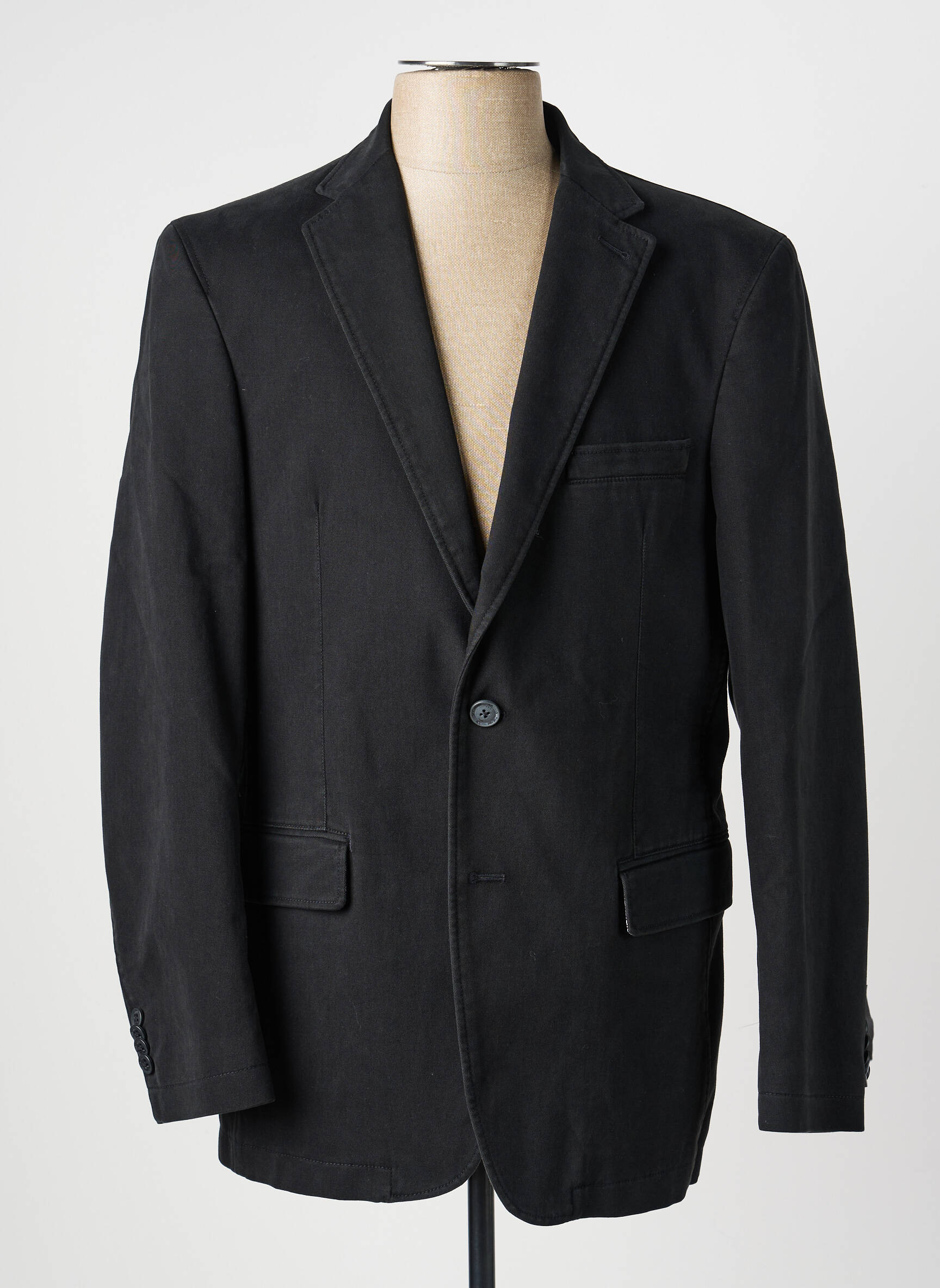 Blazer finition intérieure doublure imprimée gris BRUNO SAINT HILAIRE homme
