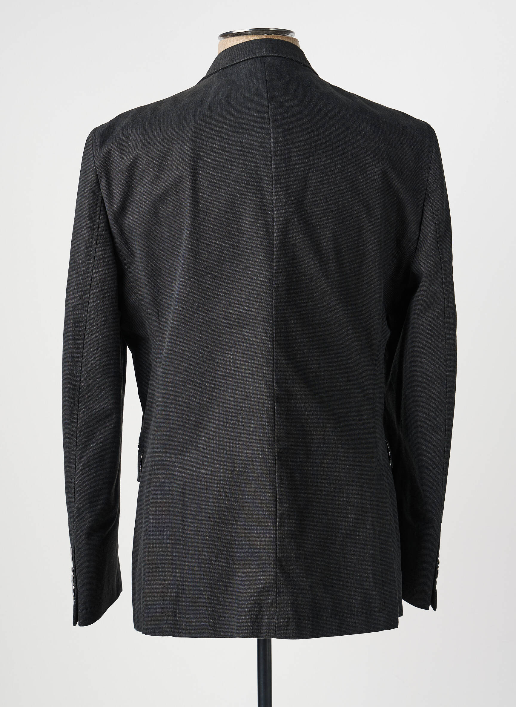 Blazer tissage chiné gris BRUNO SAINT HILAIRE homme