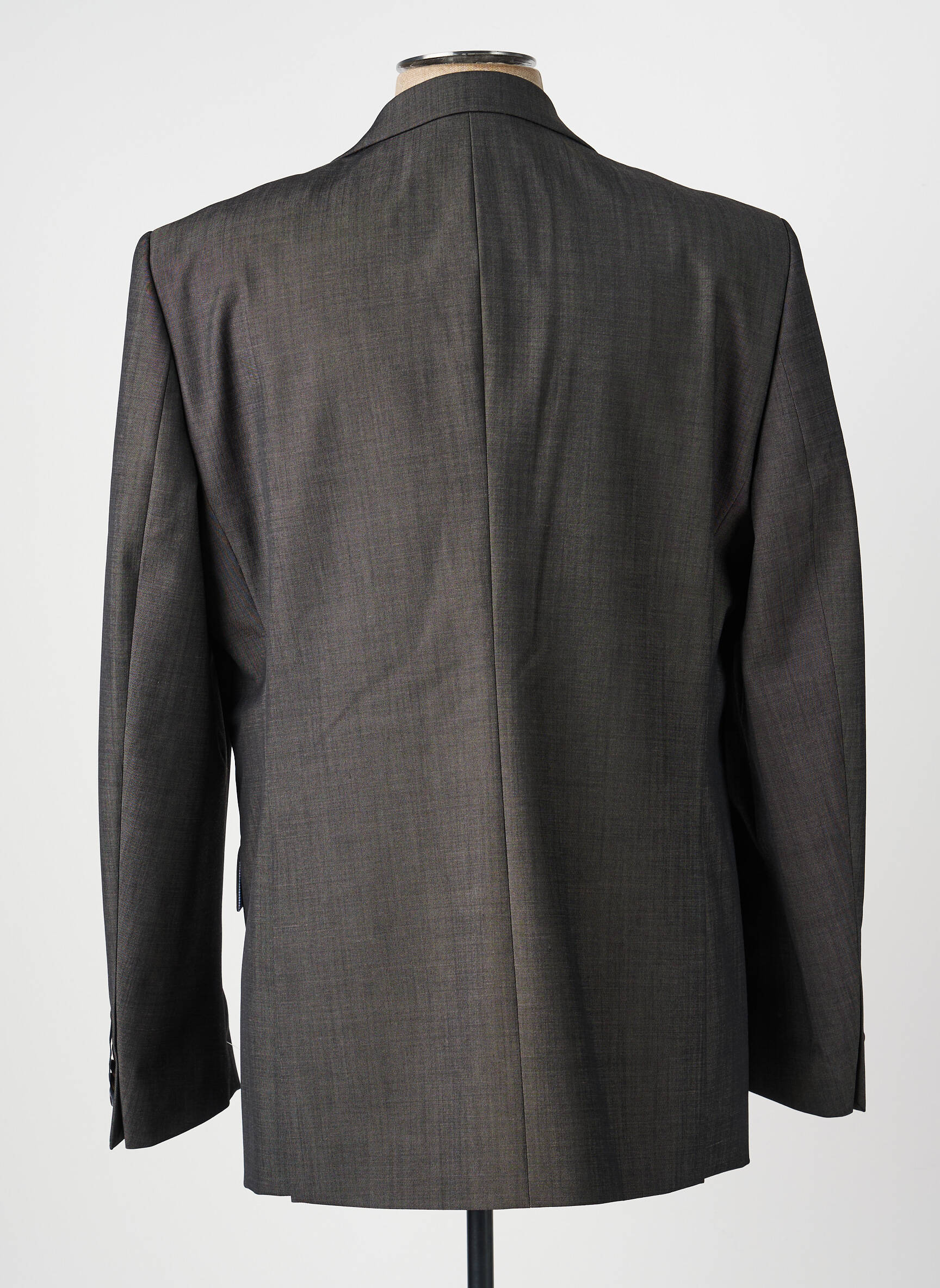 Blazer tissage chiné gris BRUNO SAINT HILAIRE homme