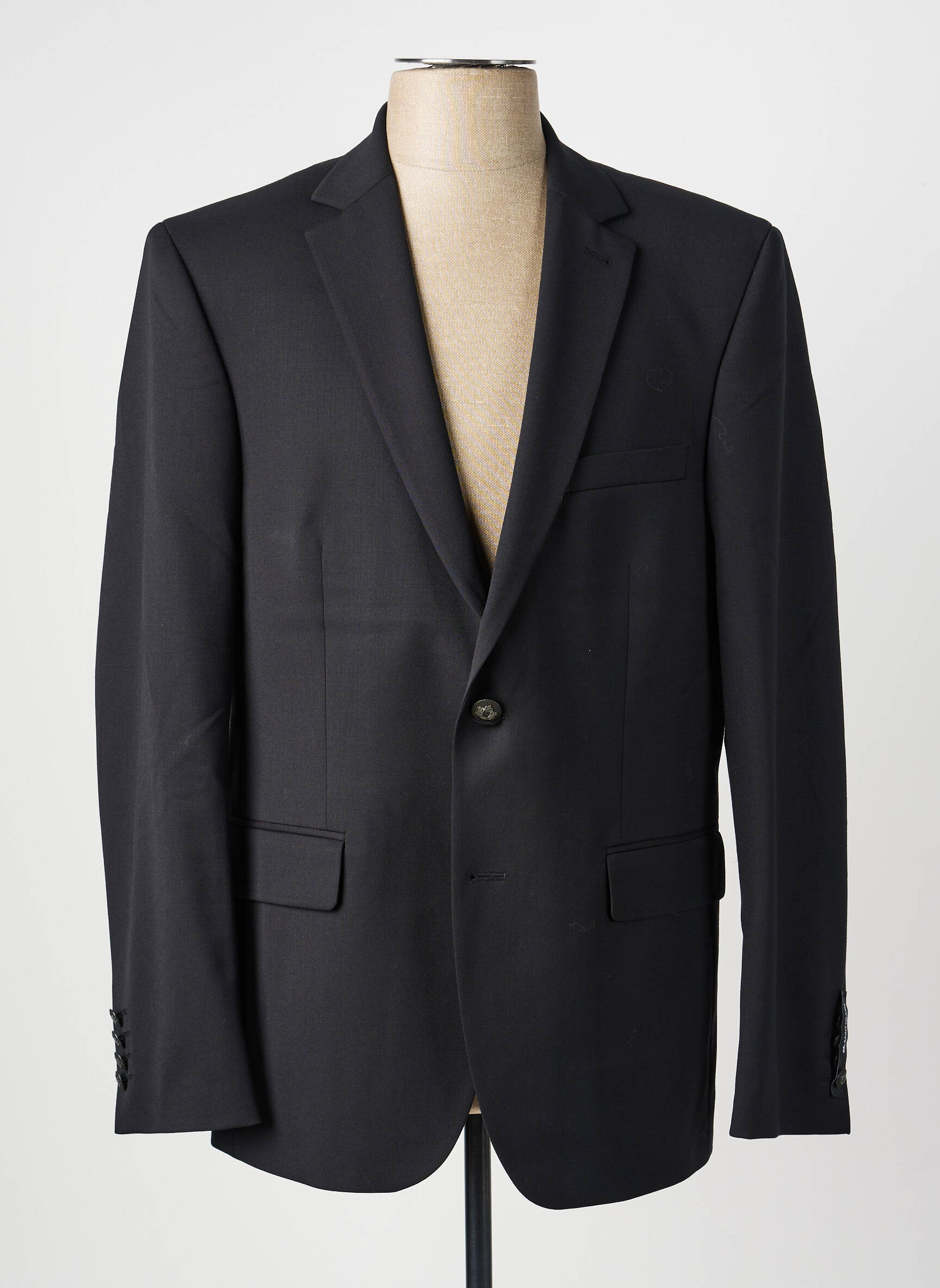 Blazer coupe cintrée gris BRUNO SAINT HILAIRE homme