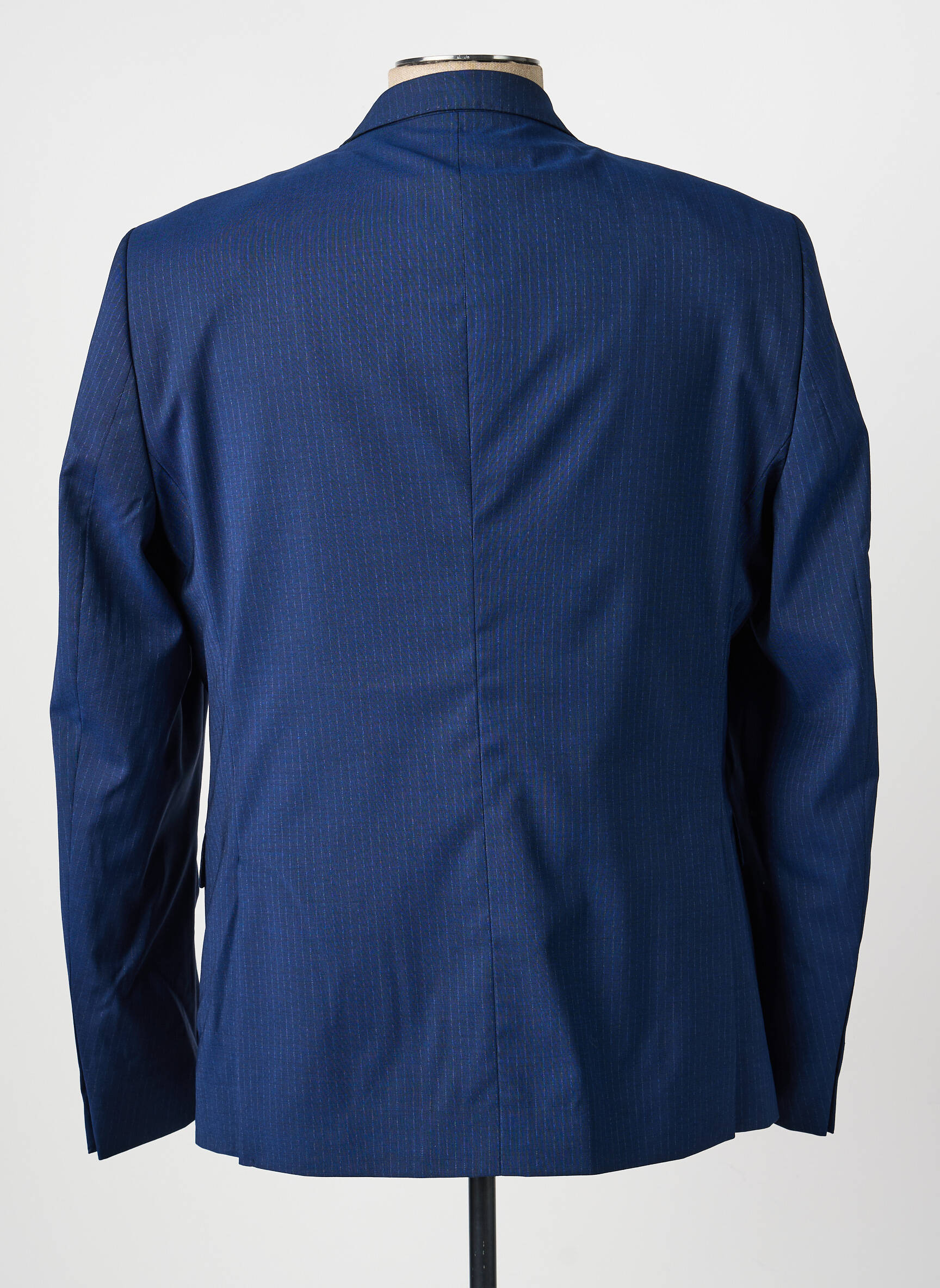 Blazer coupe cintrée bleu BRUNO SAINT HILAIRE homme