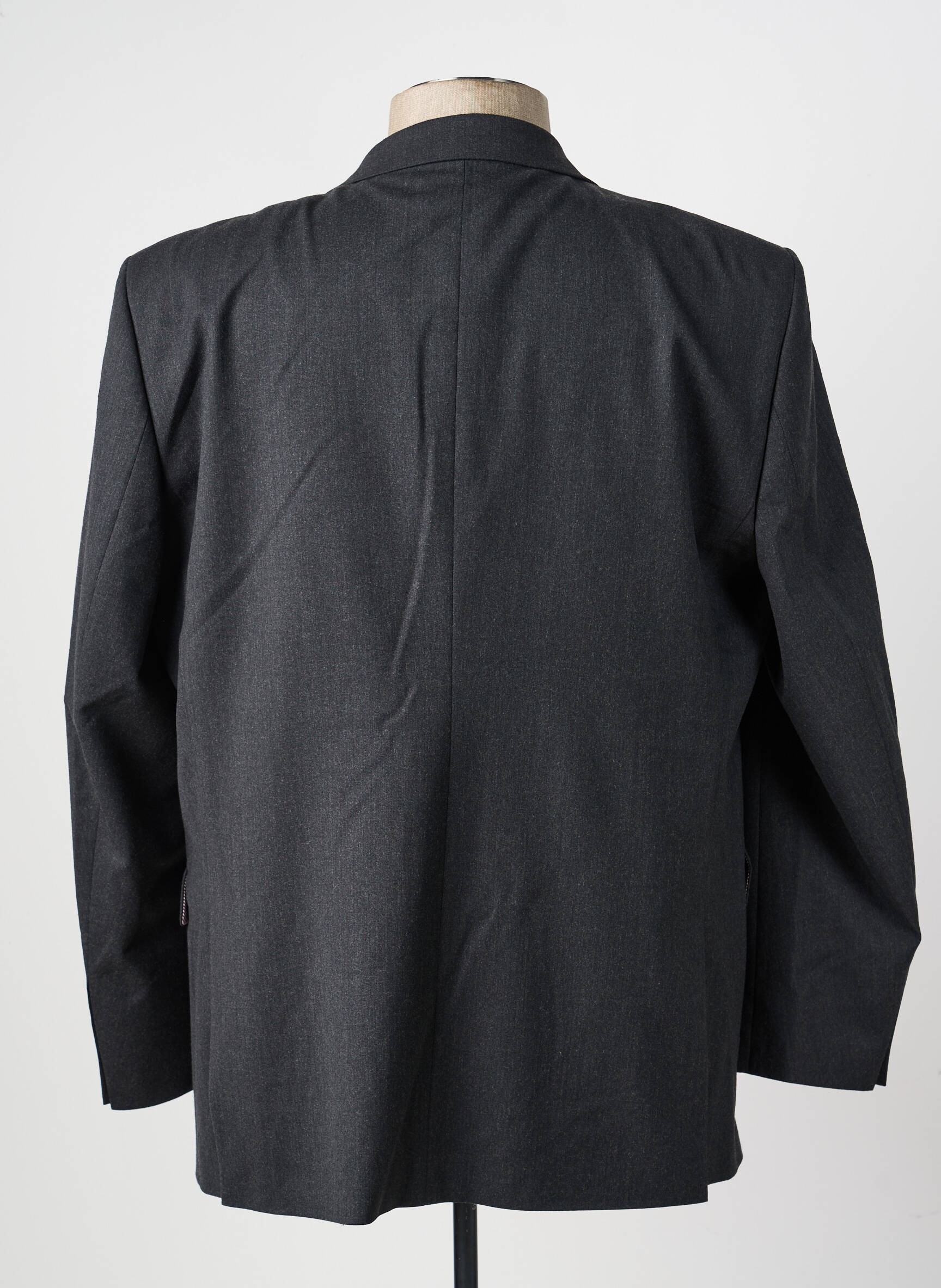 Blazer tissage chiné gris BRUNO SAINT HILAIRE homme