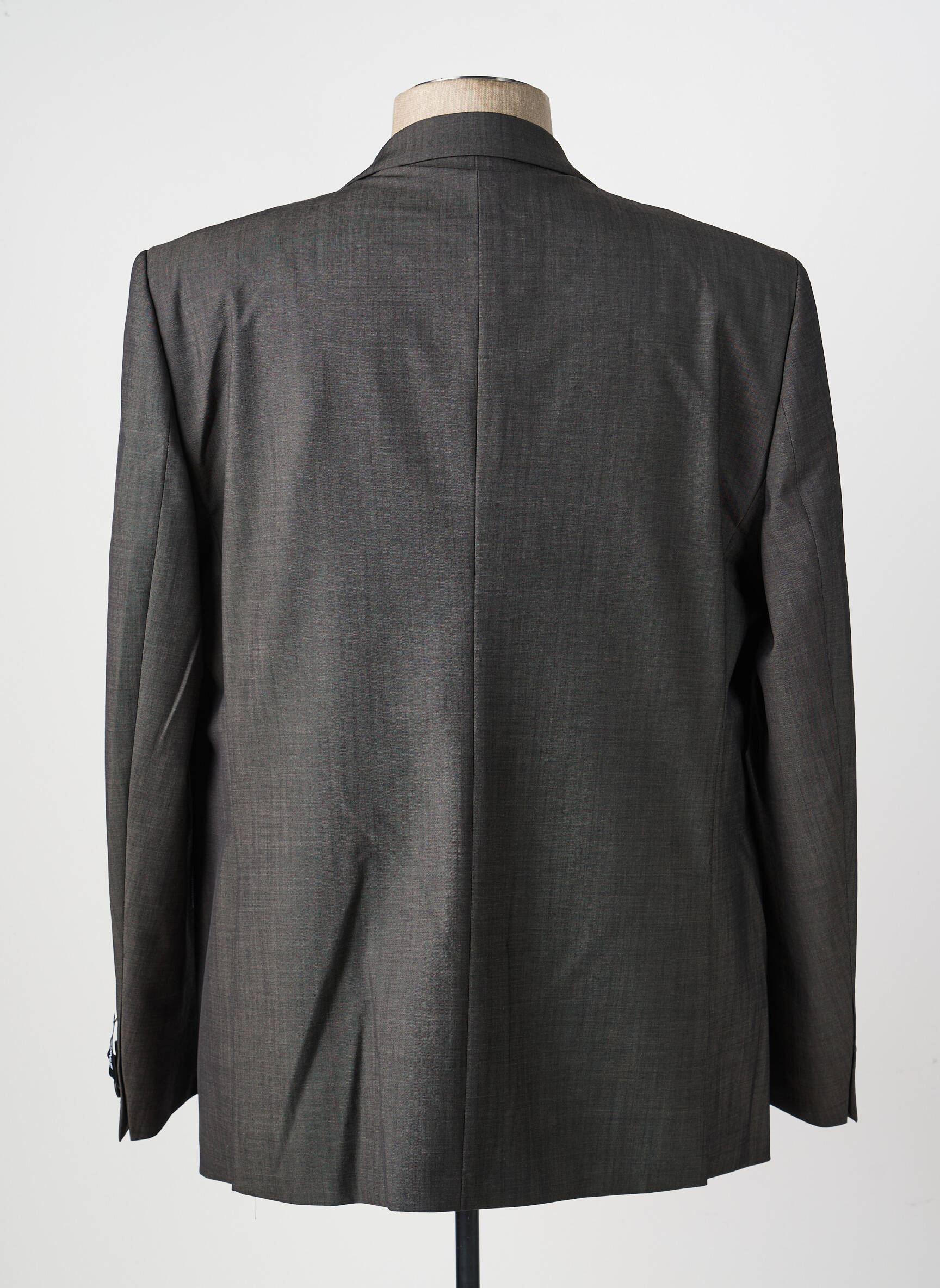 Blazer tissage chiné gris BRUNO SAINT HILAIRE homme