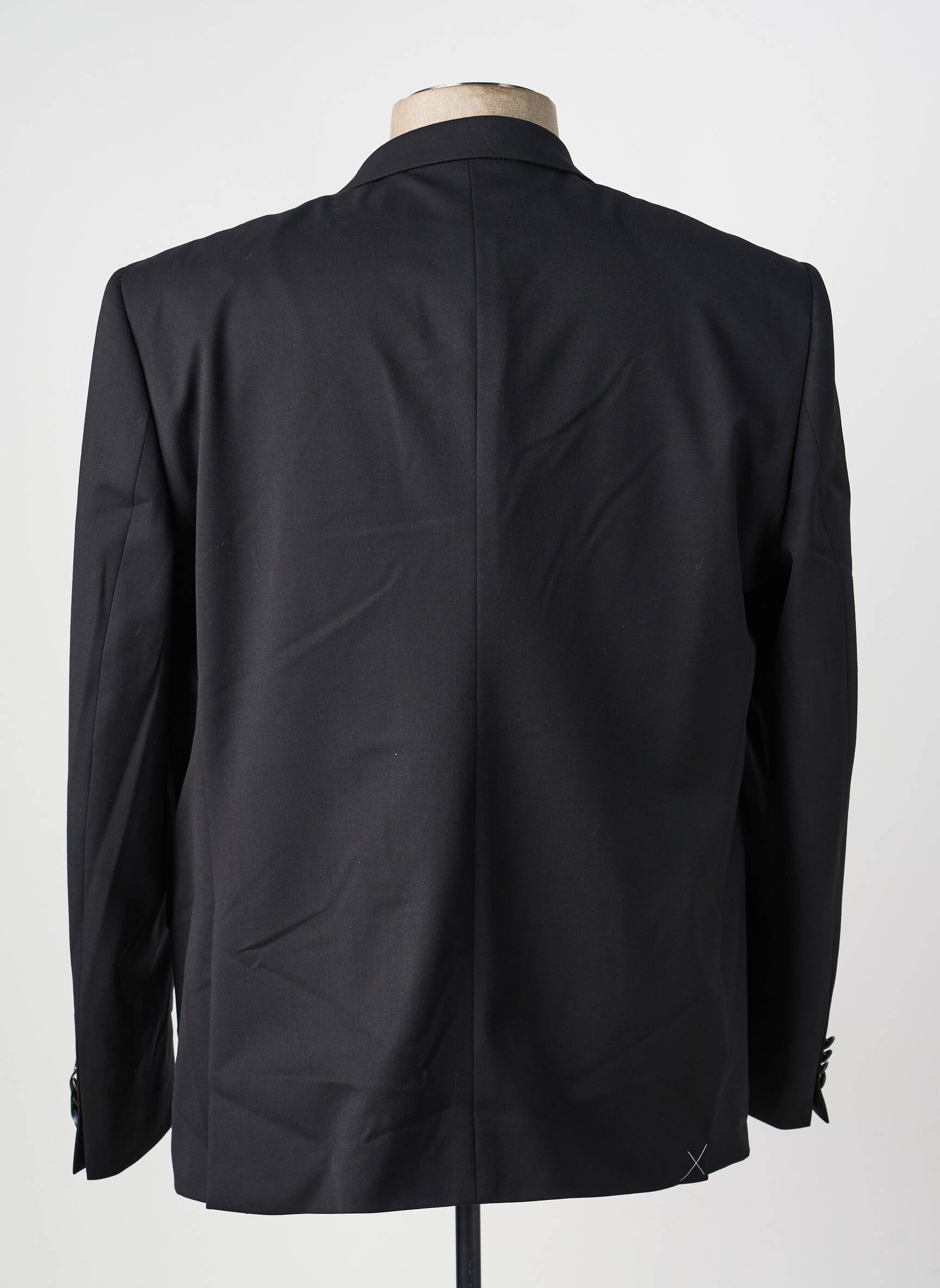 Blazer coupe cintrée noir BRUNO SAINT HILAIRE homme