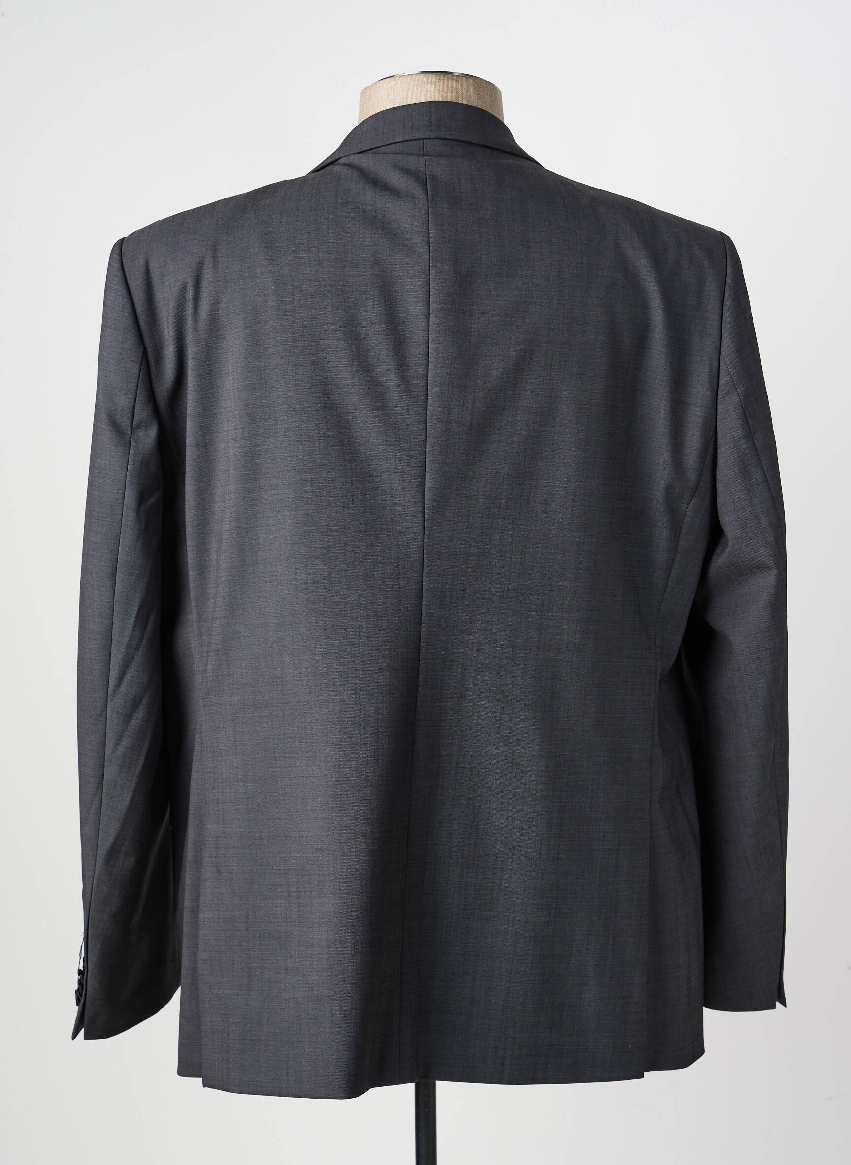 Blazer tissage chiné gris BRUNO SAINT HILAIRE homme