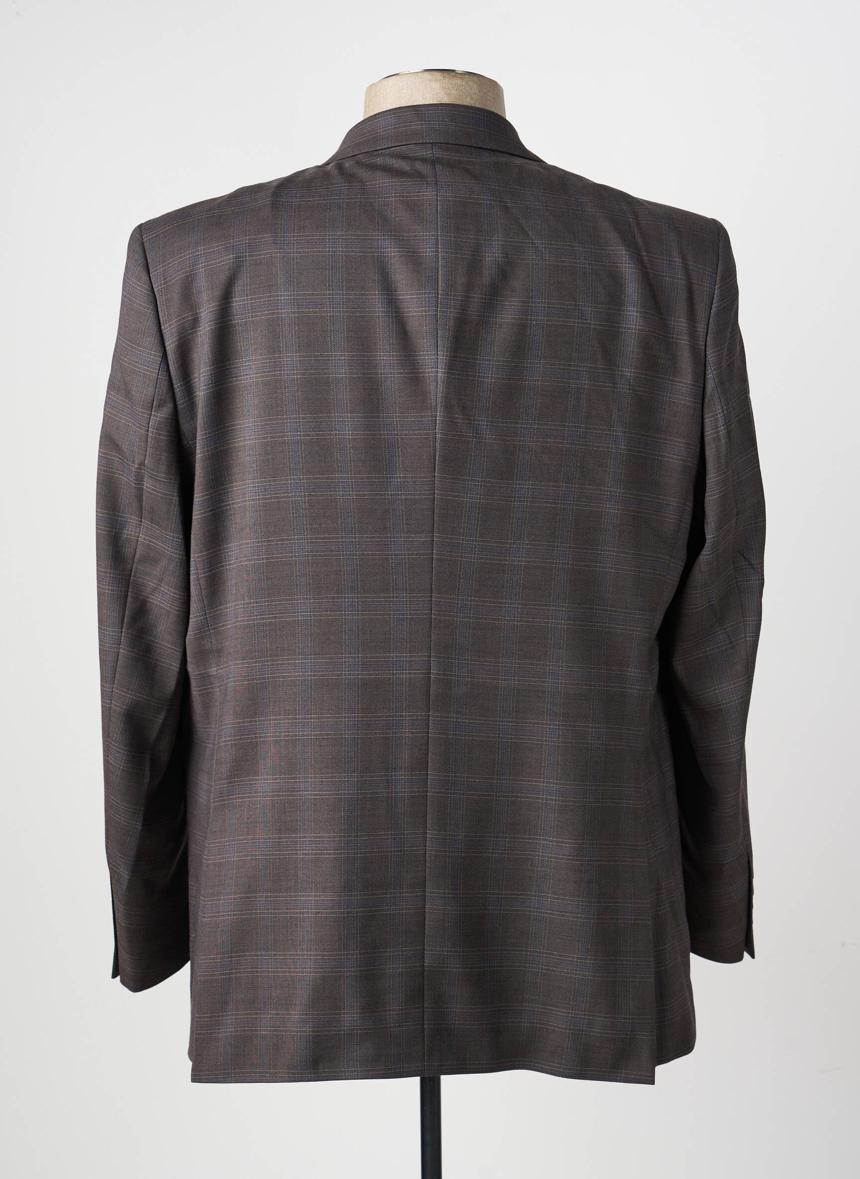 Blazer tissage chiné gris BRUNO SAINT HILAIRE homme