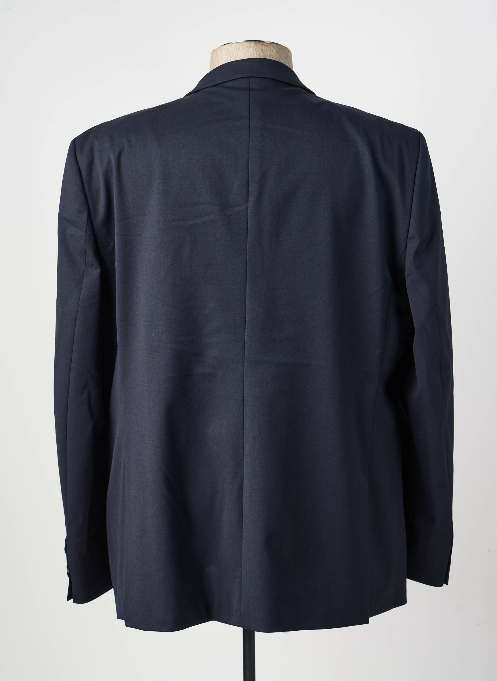 Blazer coupe cintrée bleu BRUNO SAINT HILAIRE homme