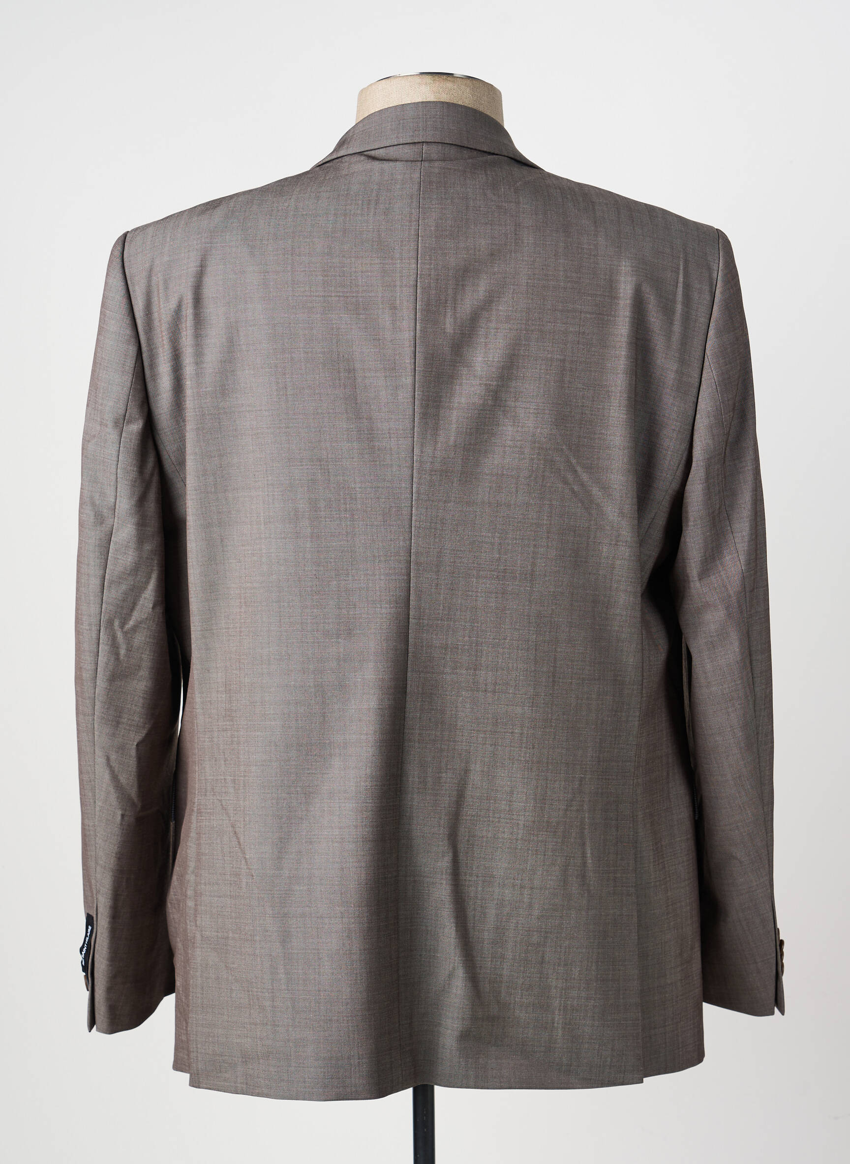 Blazer tissage chiné marron BRUNO SAINT HILAIRE homme