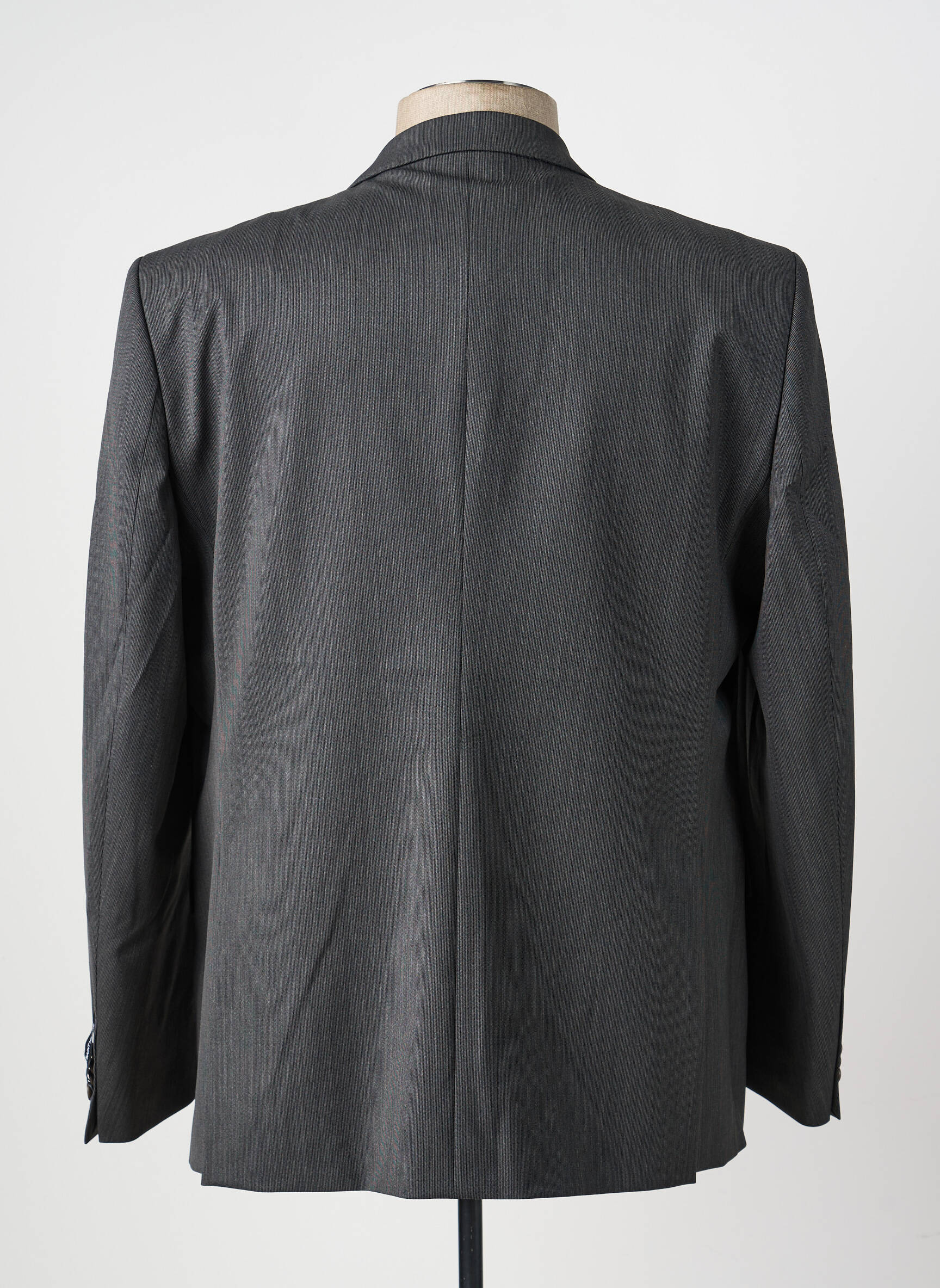 Blazer tissage chiné gris BRUNO SAINT HILAIRE homme
