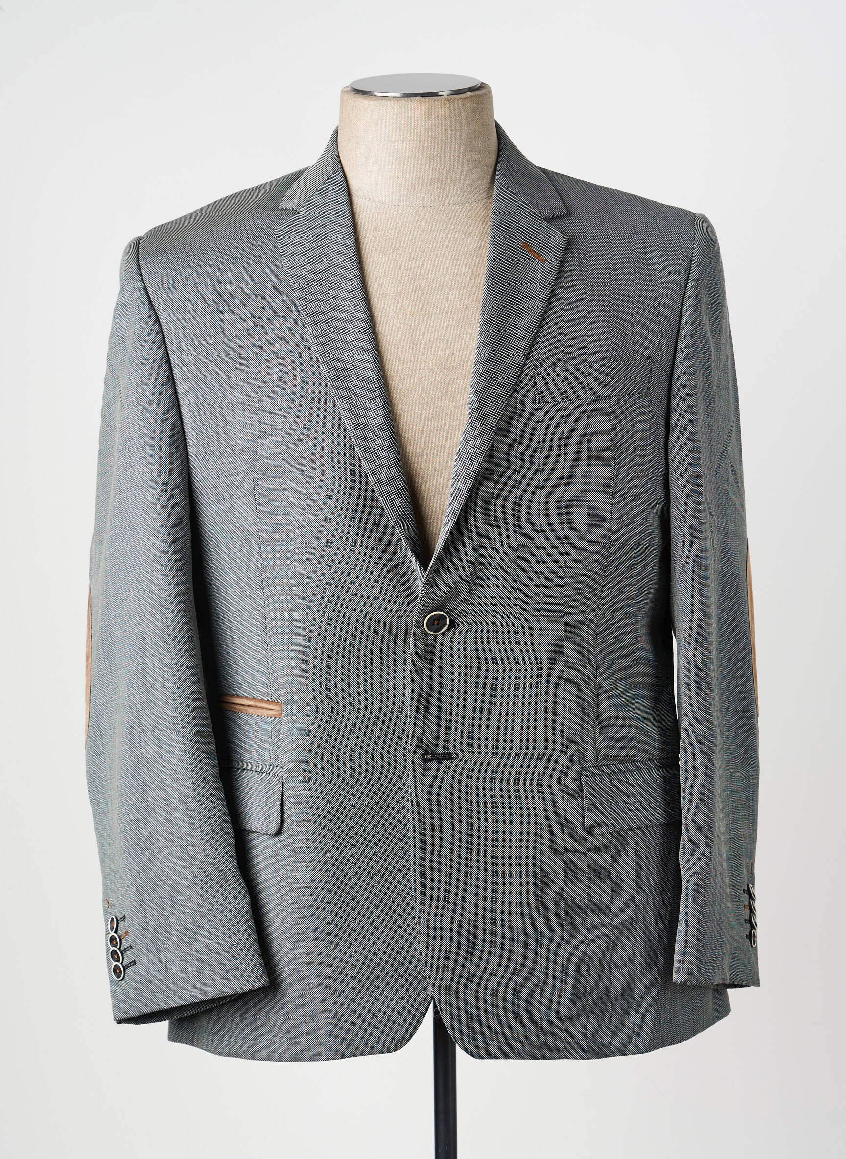 Blazer coupe cintrée gris NINO LORETTI homme