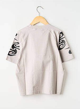 T-shirt stretch manches courtes gris WORLD CUP garçon