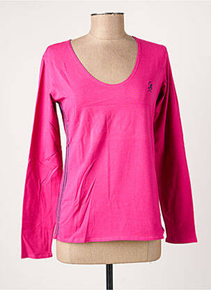 T-shirt manches longues manches longues rose COMPTOIR DU RUGBY femme