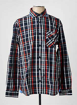 Chemise manches longues poches bleu COMPTOIR DU RUGBY homme