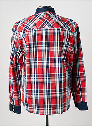 Chemise manches longues poches rouge COMPTOIR DU RUGBY homme