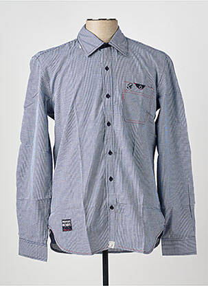 Chemise manches longues poches bleu COMPTOIR DU RUGBY homme