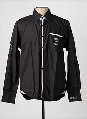Chemise manches longues coupe cintrée noir COMPTOIR DU RUGBY homme