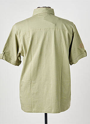 Polo tissage jersey manches courtes vert CLOUD'S homme