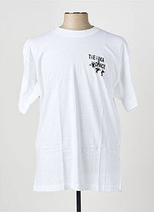 T-shirt coupe droite manches courtes blanc CLOUD'S homme