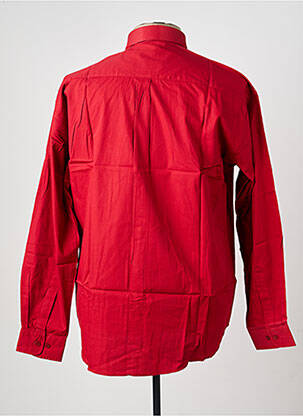 Chemise manches longues poches rouge QUINZE & TREIZE homme