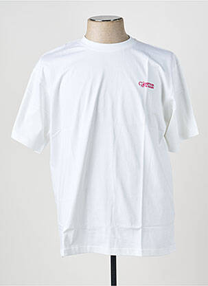 T-shirt broderie manches courtes blanc COMPTOIR DU RUGBY homme