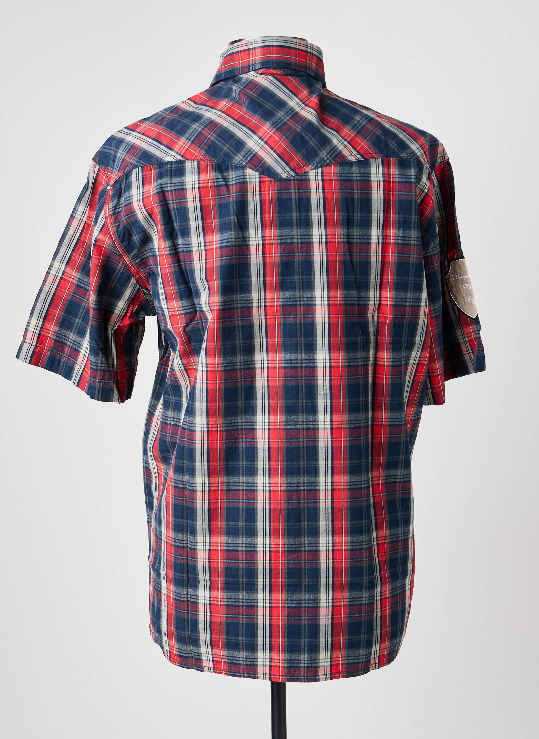 Chemise manches courtes poches bleu COMPTOIR DU RUGBY homme