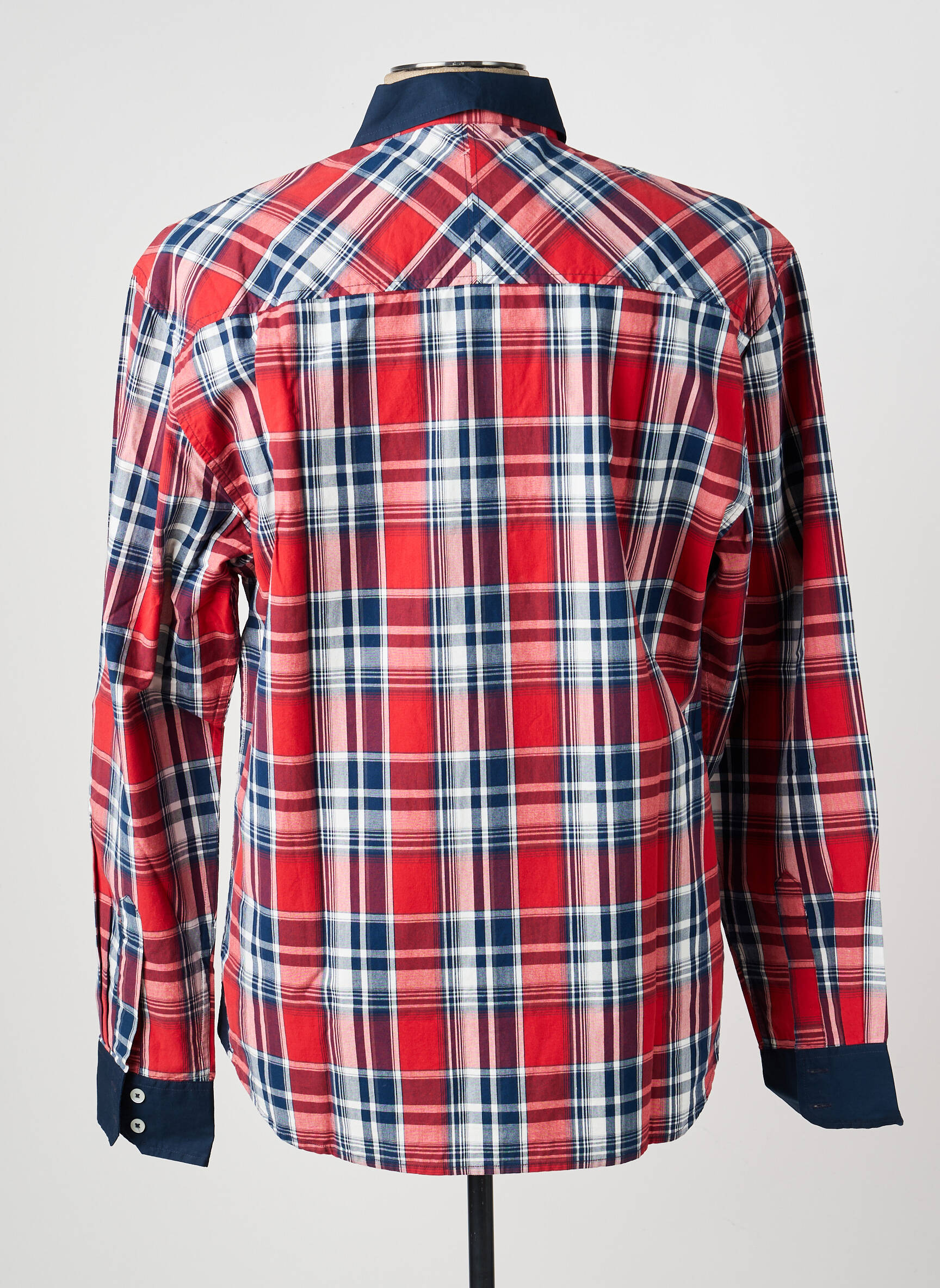 Chemise manches longues poches rouge COMPTOIR DU RUGBY homme