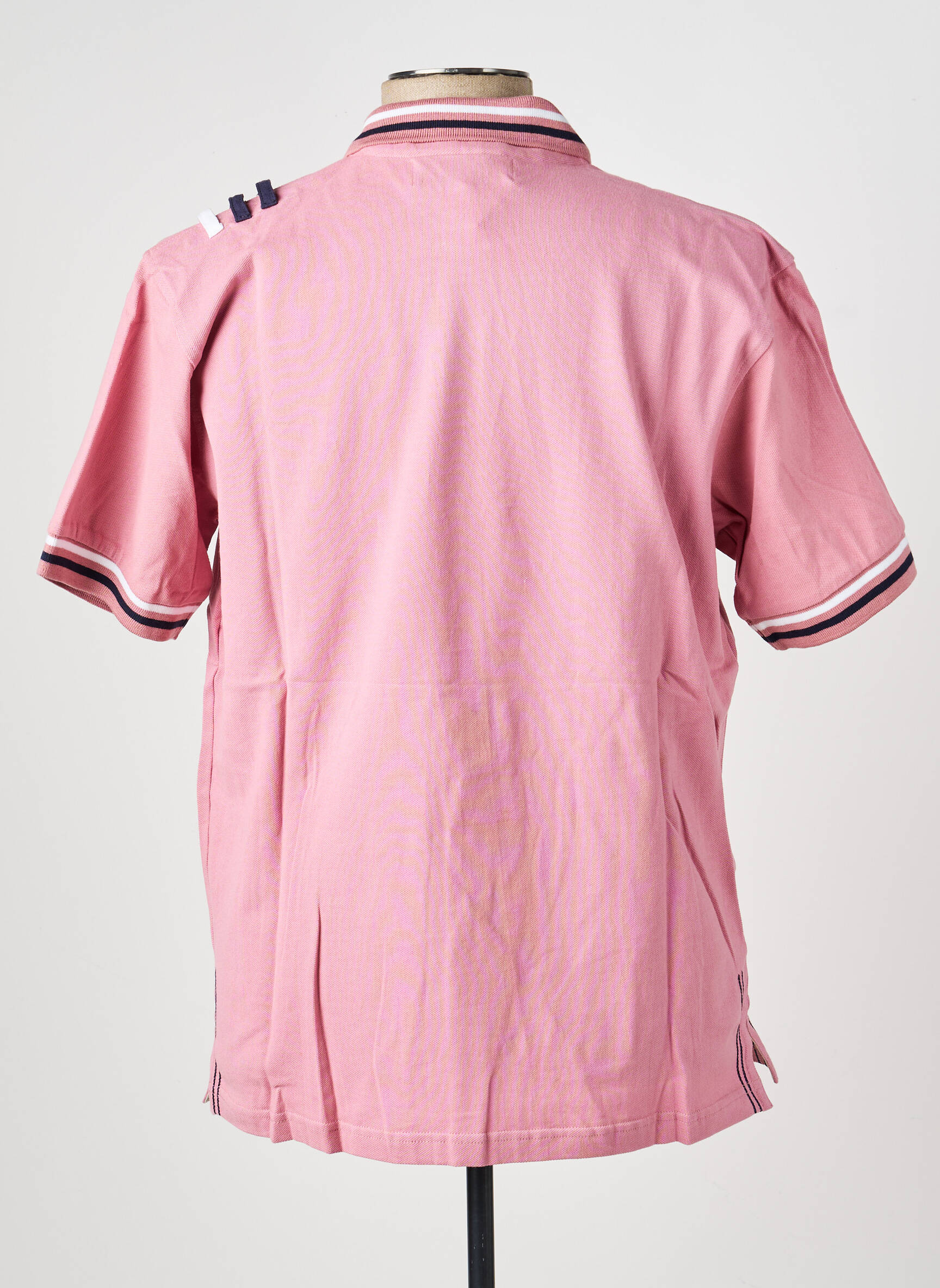 Polo stretch manches courtes rose COMPTOIR DU RUGBY homme